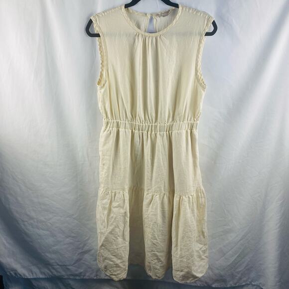 Everlane Cream Midi Dress - Picture 4 of 12